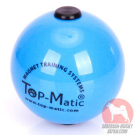 噛み付きの強い犬用おもちゃボール　青いプラスチック製　