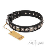 ‘Eternal Beauty and Style’スタイルのFDT Artisanのデザイナー革首輪 ‘Eternal Beauty and Style’スタイルのFDT Artisanのデザイナー革首輪