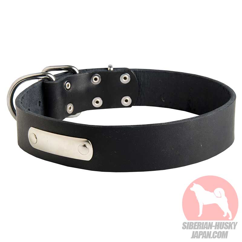 シベリアンハスキー 用品○ 犬の日常用 革製首輪 - ¥6,084